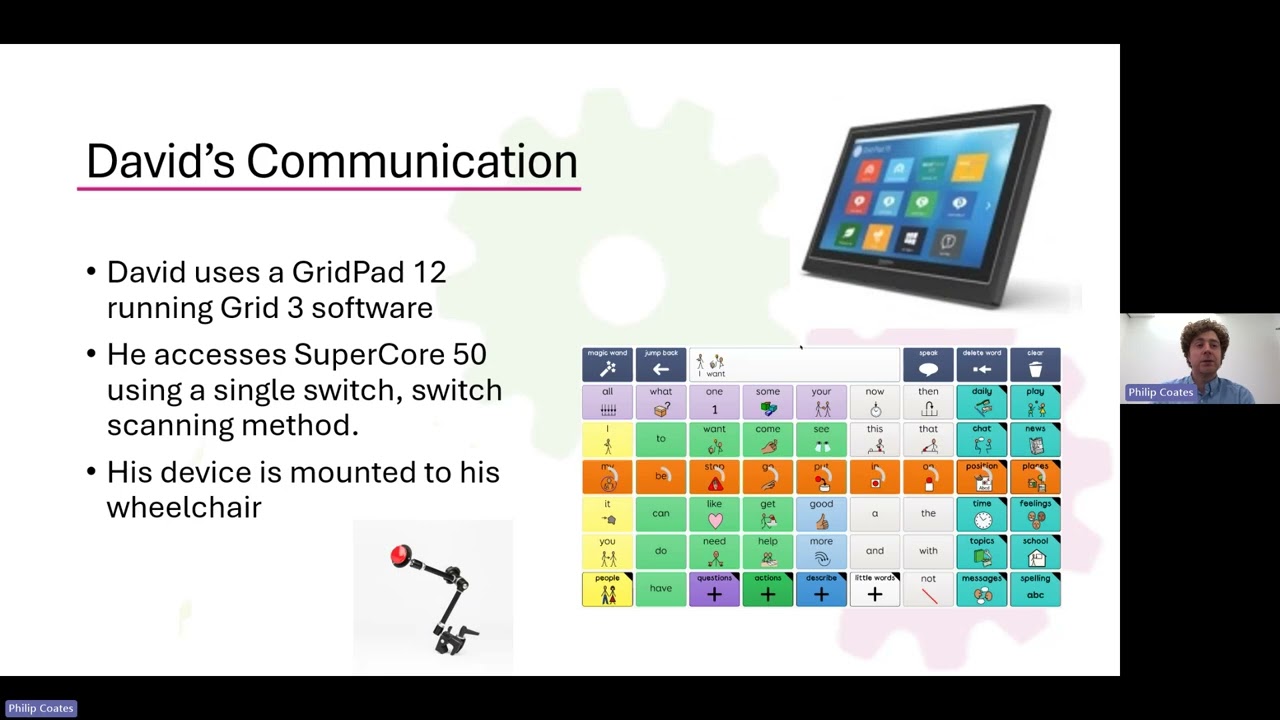 Case Study of AT assessment and implementation to enable communication, leisure & functional Skills