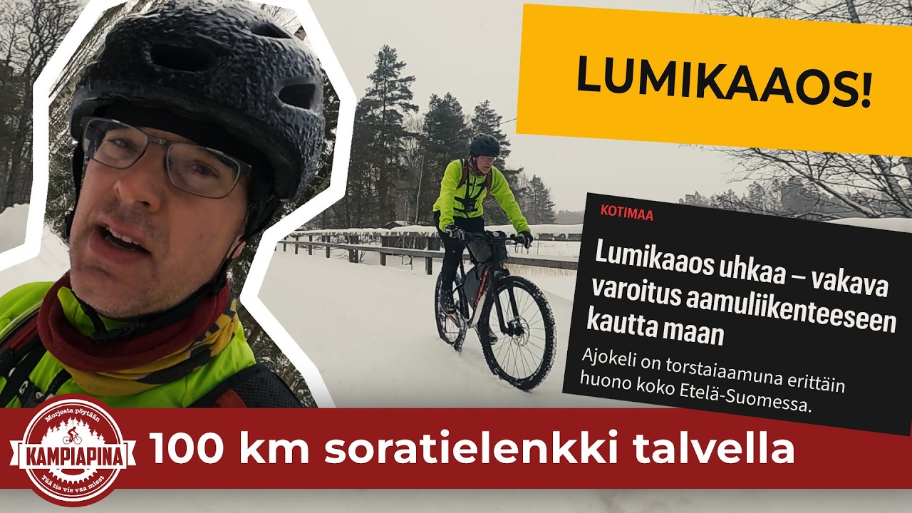 Sadan kilsan soratielenkki talvella