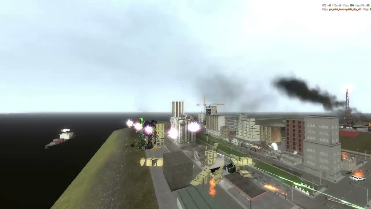 Mini City turns into a battlefield