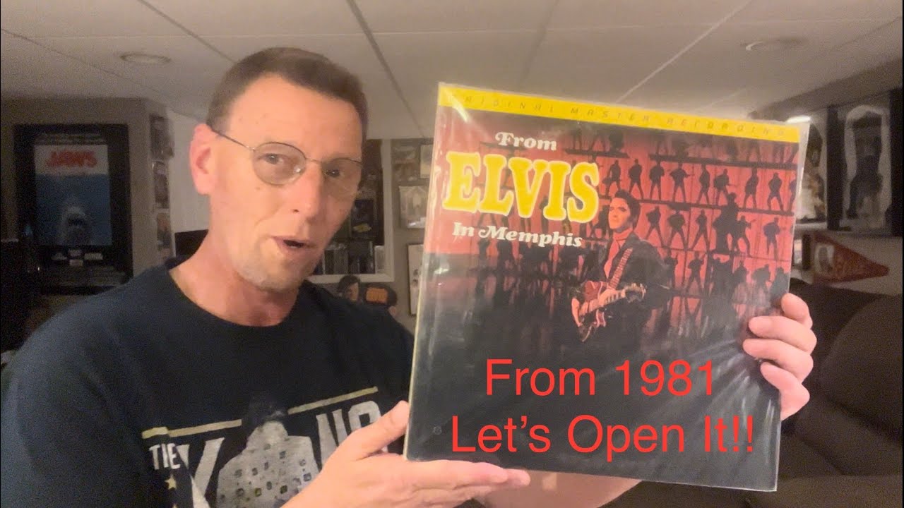 OPENING SEALED 1981 MFSL From Elvis In Memphis Vinyl LP Record. The King’s Court