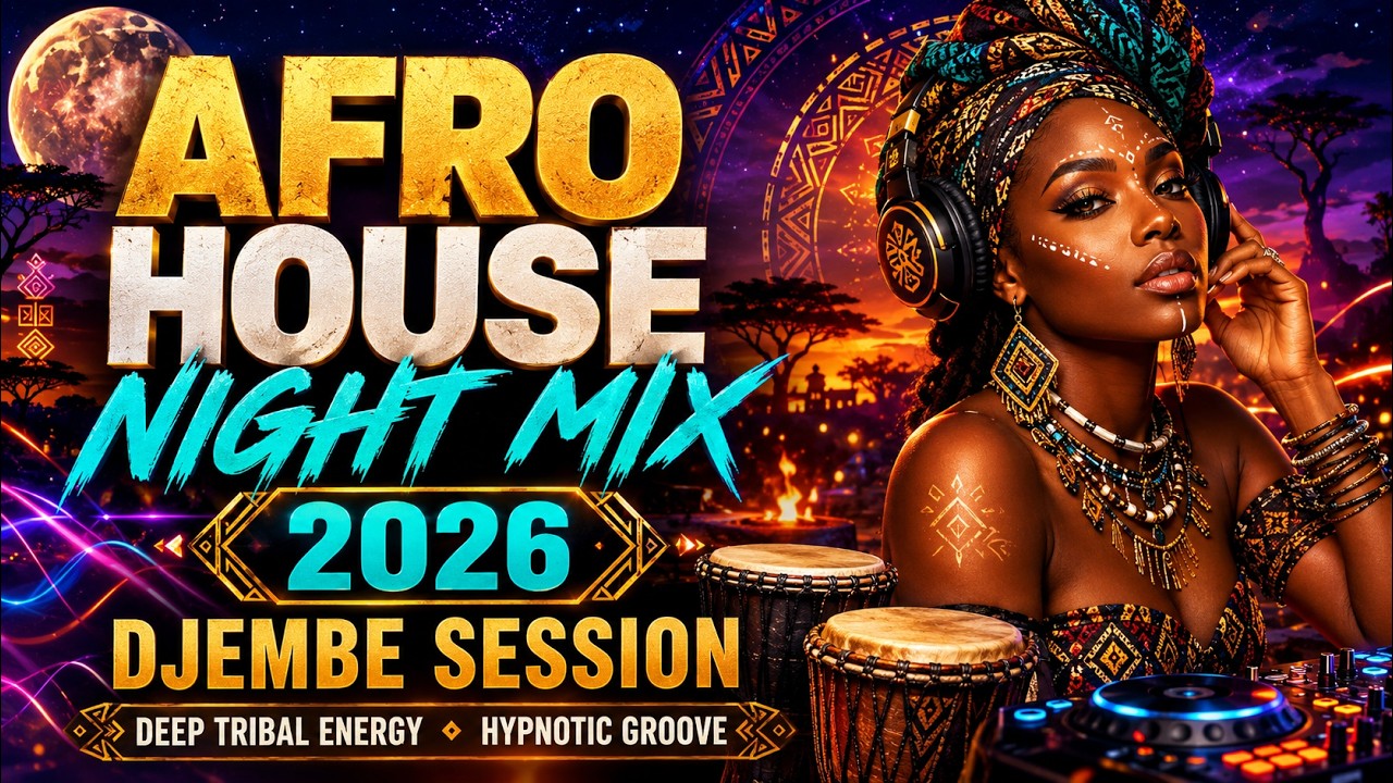 Afro House Night Mix 2026 | Djembe Session, Deep Tribal Energy & Hypnotic Groove