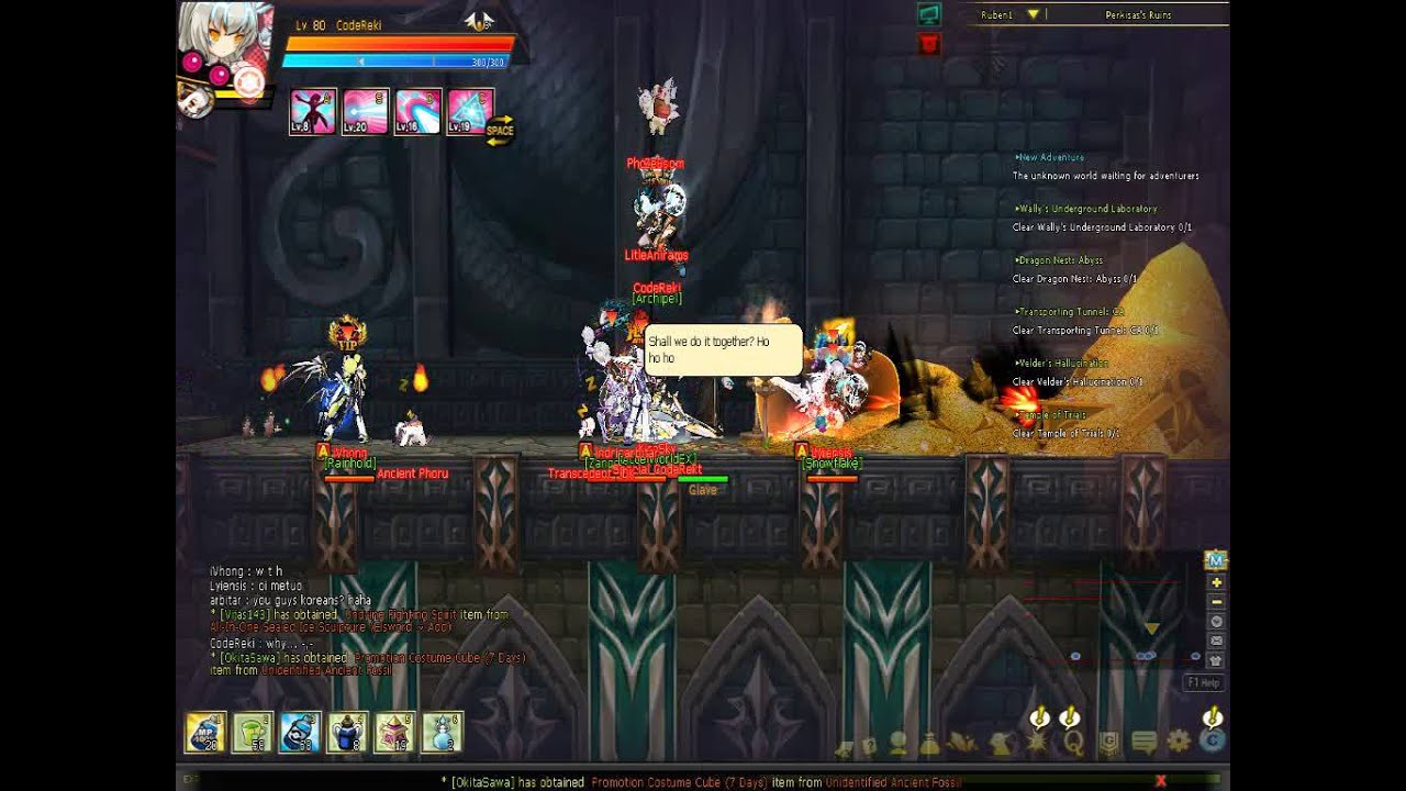 [Elsword INT] Perkisas Raid boss Bug