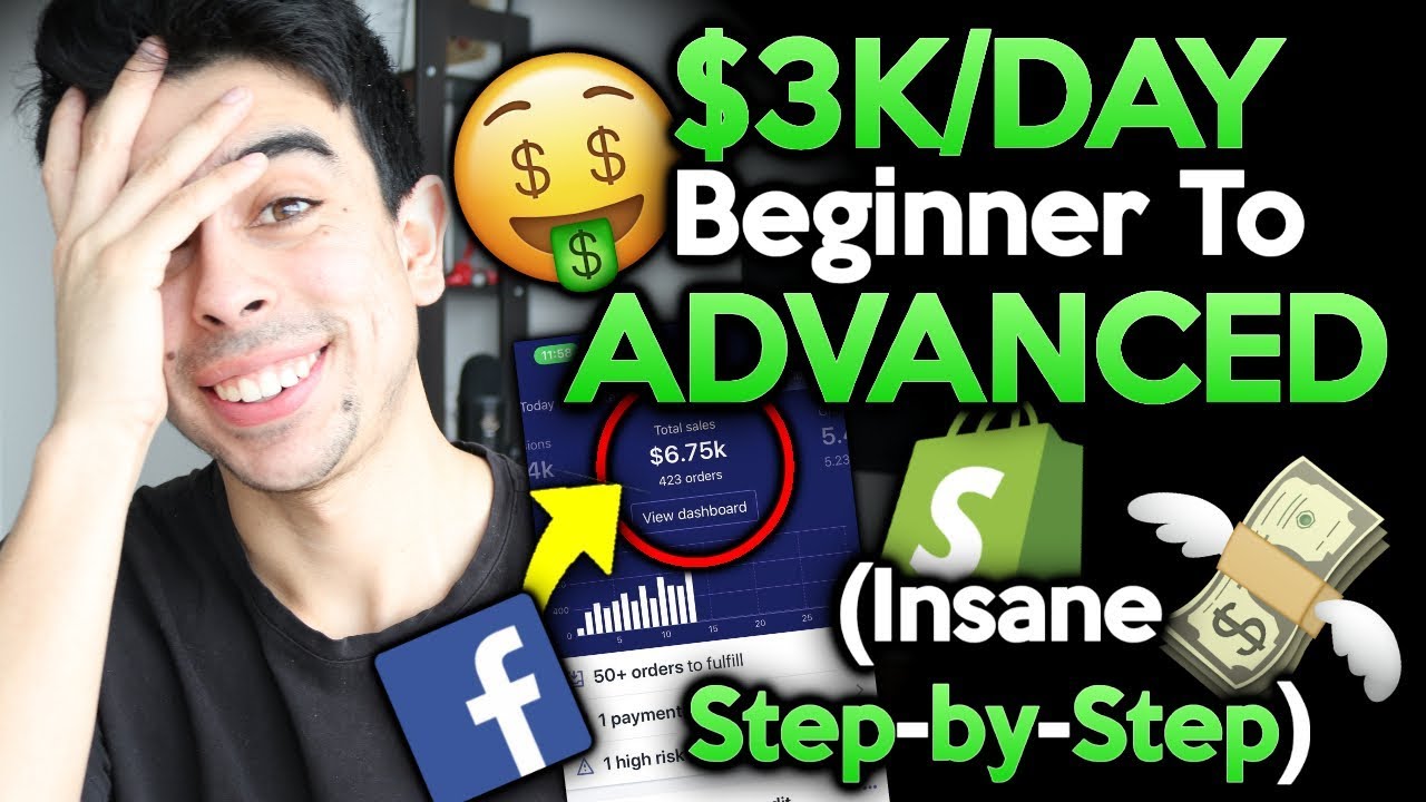 (FREE Course) $3k/day Beginner To Advanced Step By Step | Shopify Dropshipping 2019