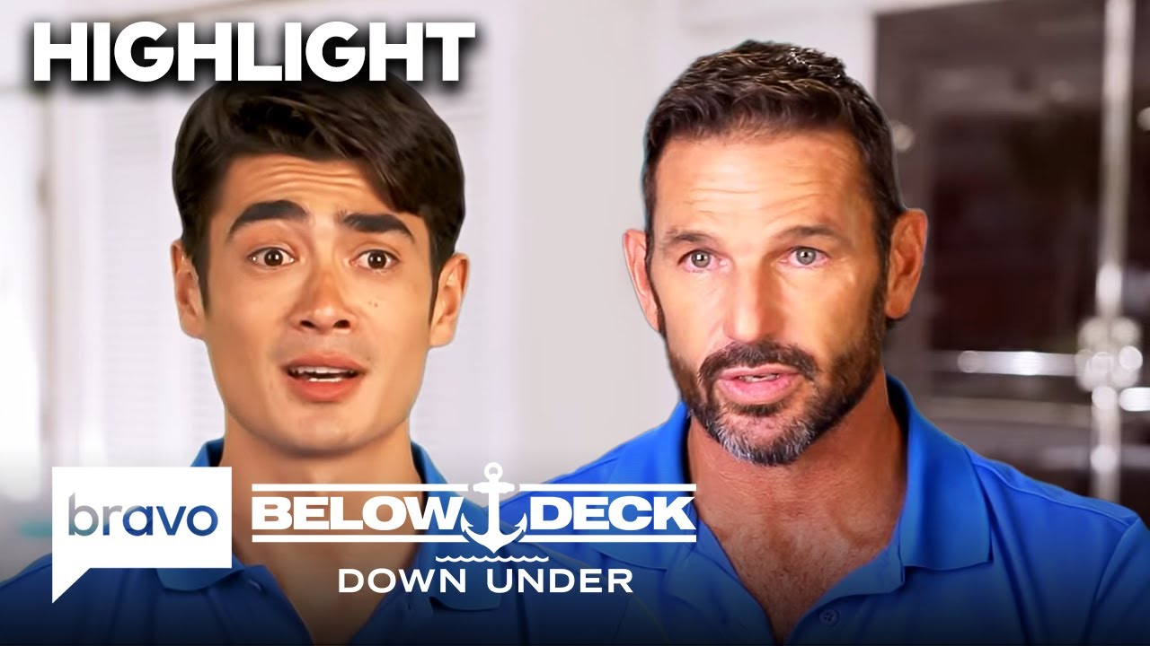 New Deckhand Nicolas Cattelan Learns Anchor Management | Below Deck Down Under (S3 E13) | Bravo