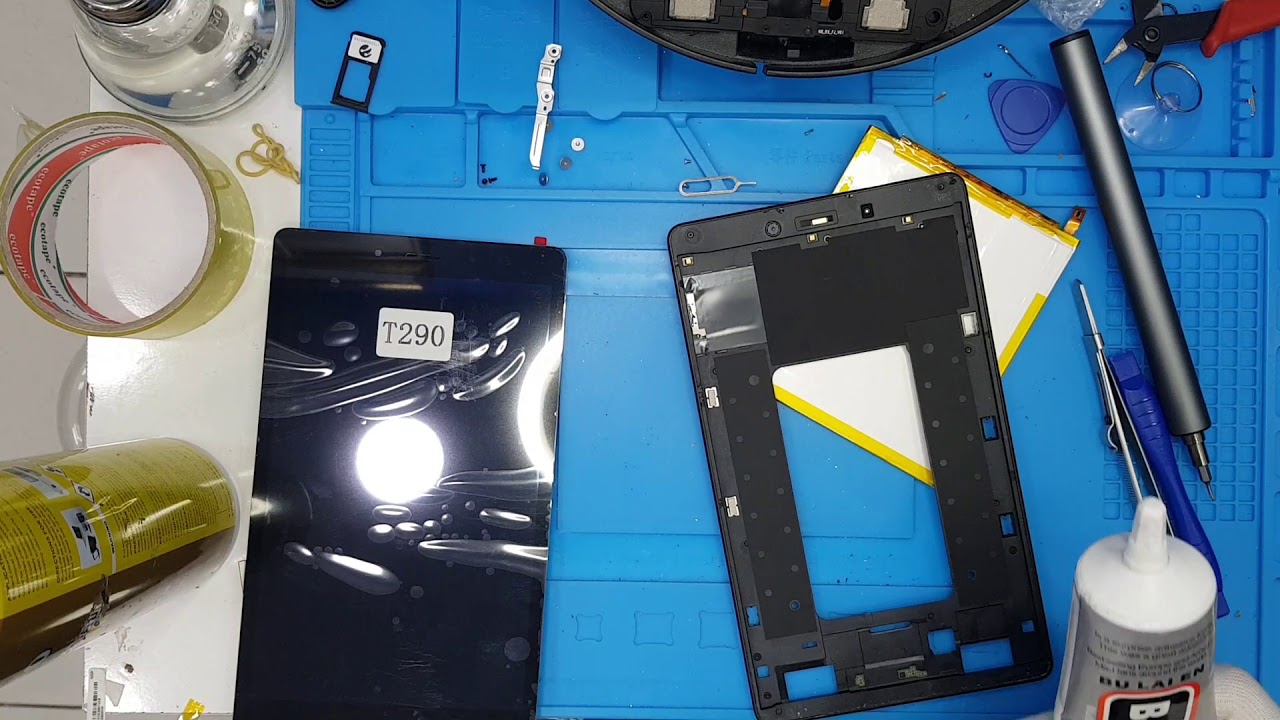 Samsung T290 T297 kırık ekran değişimi