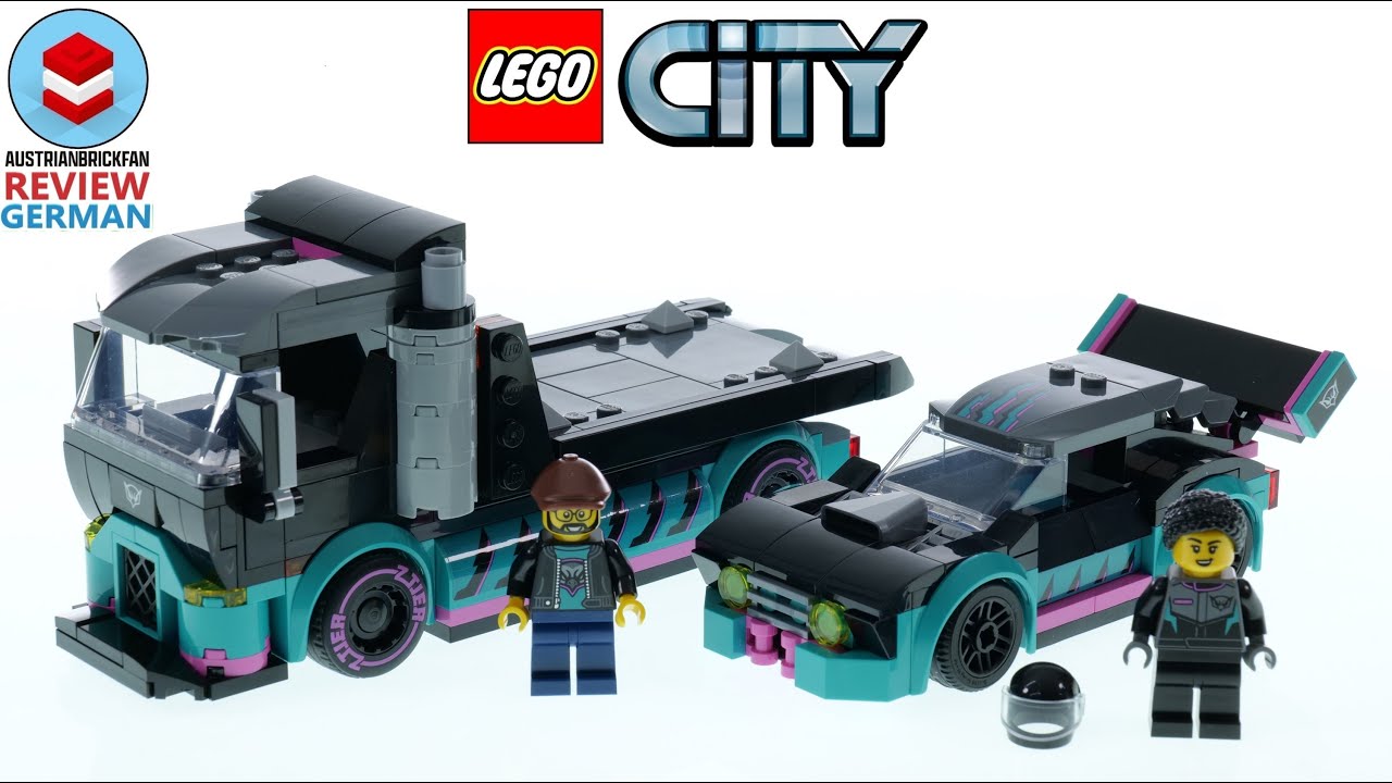 LEGO City 60406 Autotransporter mit Rennwagen Review Deutsch