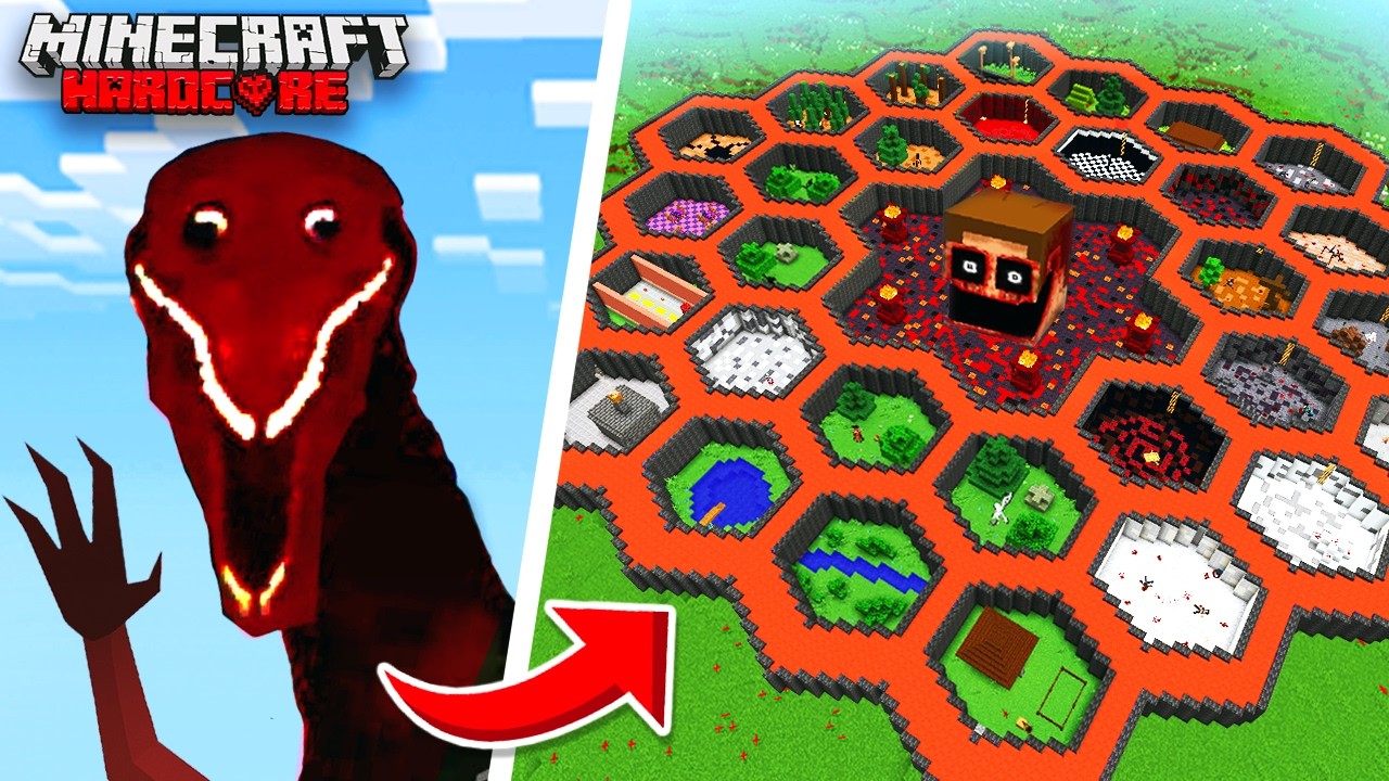 I trapped EVERY HORROR MOB in Minecraft 😱