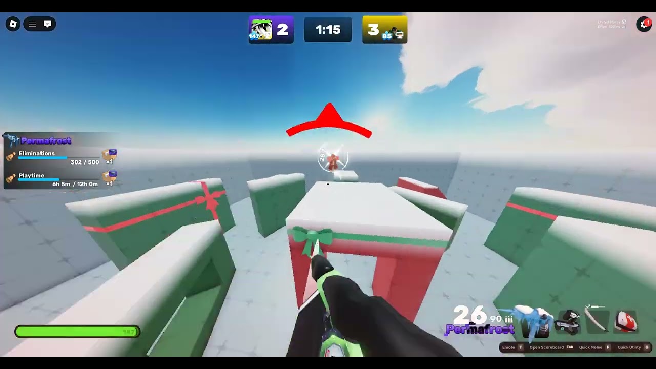 Haciendo 1v1s hasta completar el pase de rivals