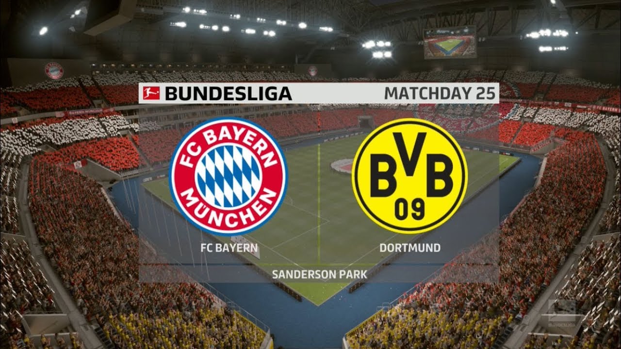Fifa 20 Bayern Munich vs Borussia Dortmund Xbox One / PS4 Full Match Gameplay