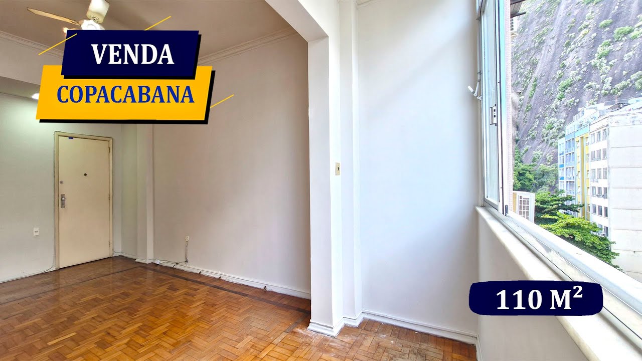 COPACABANA POSTO 4 RUA CONSTANTE RAMOS LINDA VISTA 1 POR ANDAR 110M2 3 QUARTOS 2 BANHEIROS P.24H