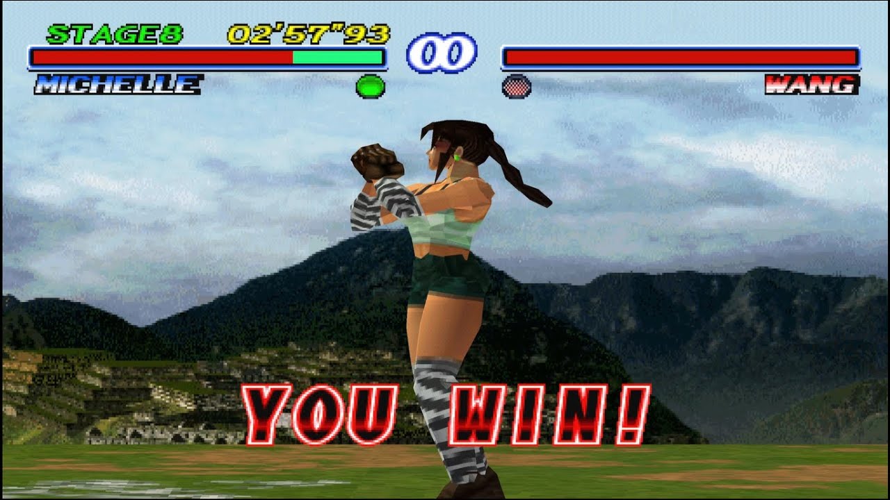 Tekken 2 characters win poses