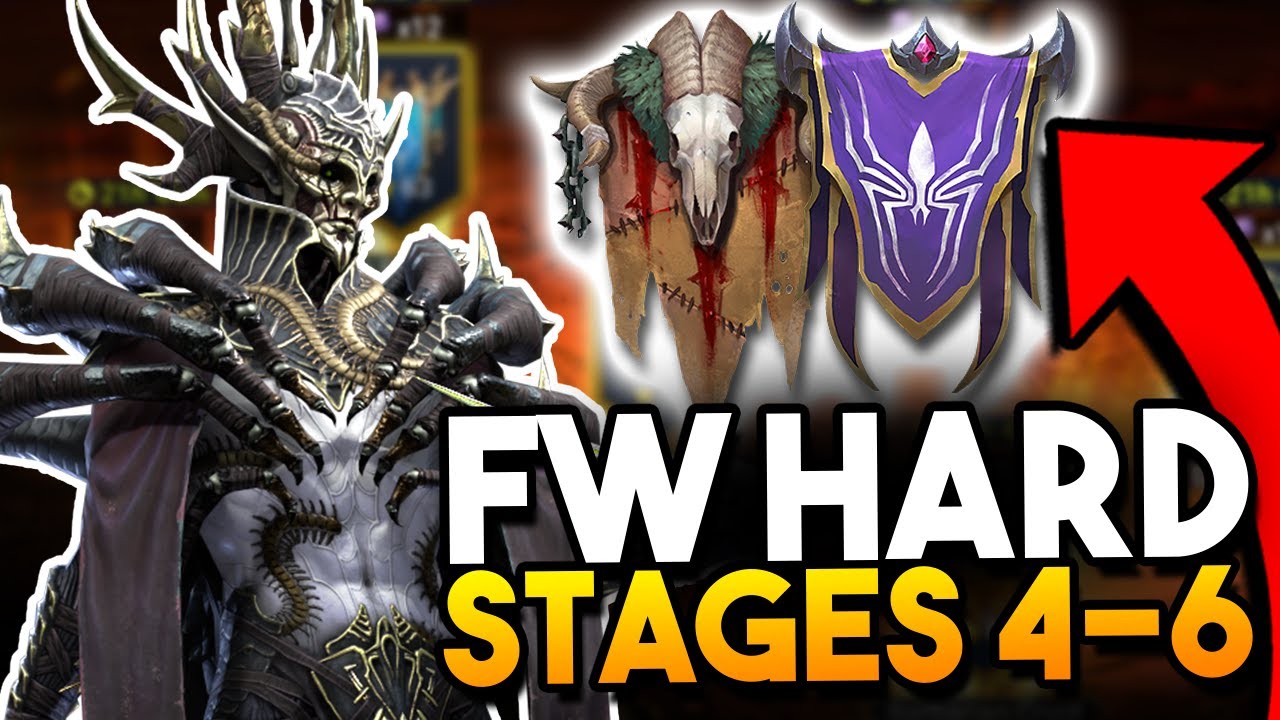 FACTION WARS HARD - Skinwalkers and Dark Elves (Stages  4-6) | Raid: Shadow Legends