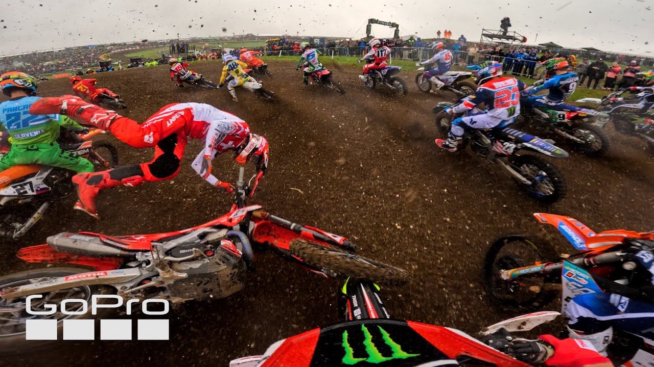 GoPro: Mikkel Haarup 2024 FIM MXoN MX2 Vs OPEN Moto from Matterley Basin