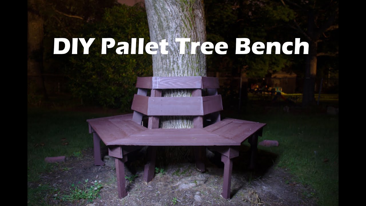 DIY Pallet Bench-100% Pallet Wood Bench~Banca de Madera de Palets