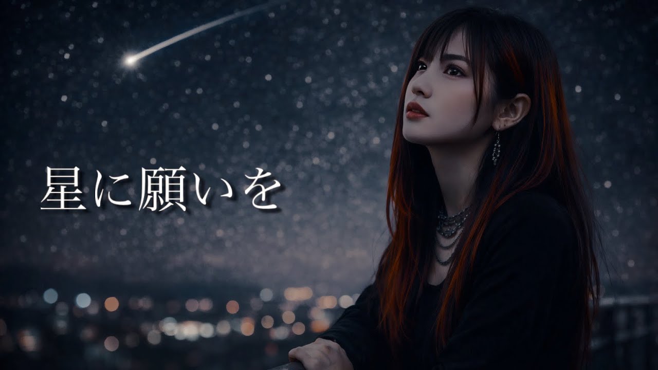 【作業用BGM】黒咲 凛 - 星に願いを | 星に願う切ない恋のエモーショナルJ-ROCK