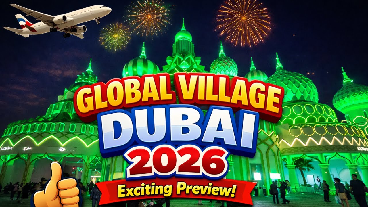 Global Village Dubai 2026 🇦🇪 | World Tour in One Night 🌍✨