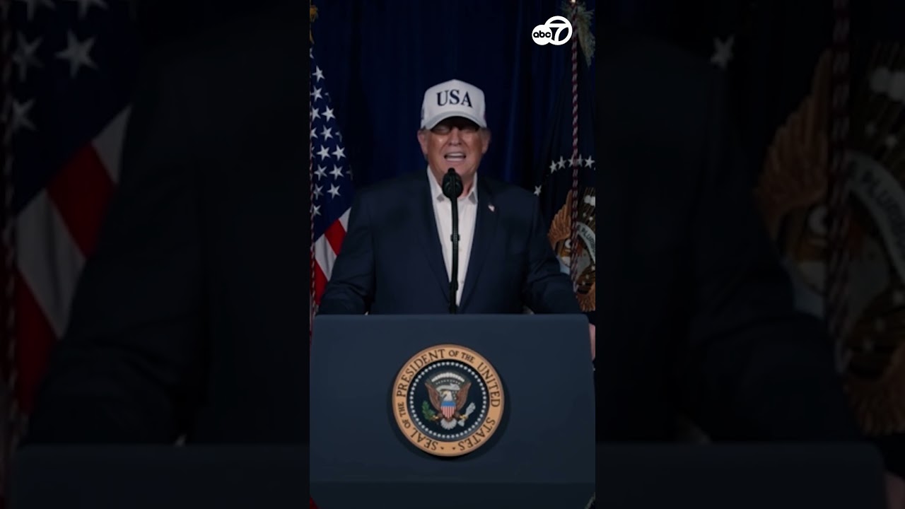 WATCH: The President announced overnight strikes in Iran, warns of potential casualties