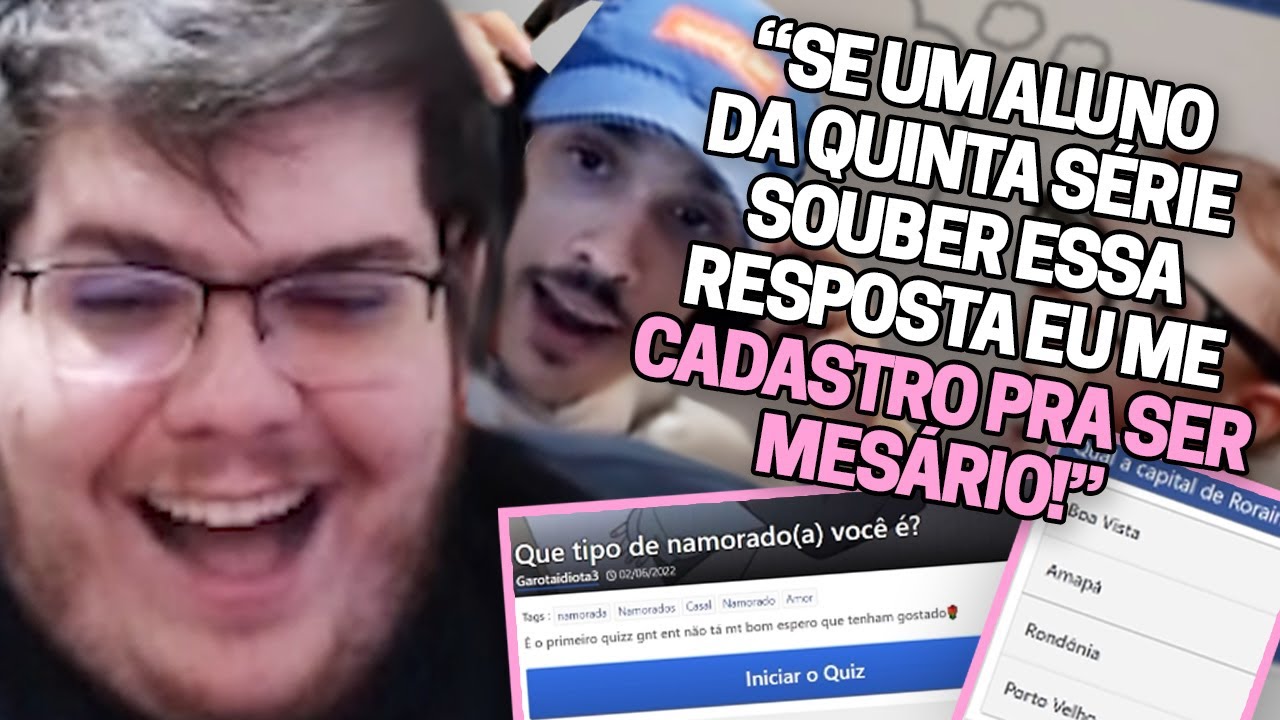 QUIZ COM CAZÉ: 