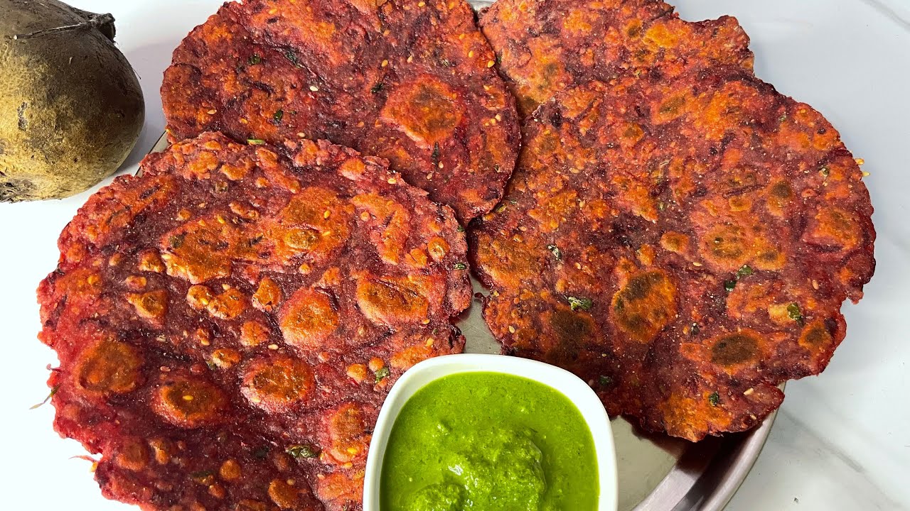 बीटरूट का हेल्दी पराठा टिफ़िन या नाश्ते के लिए Healthy Beetroot Paratha Recipe 
