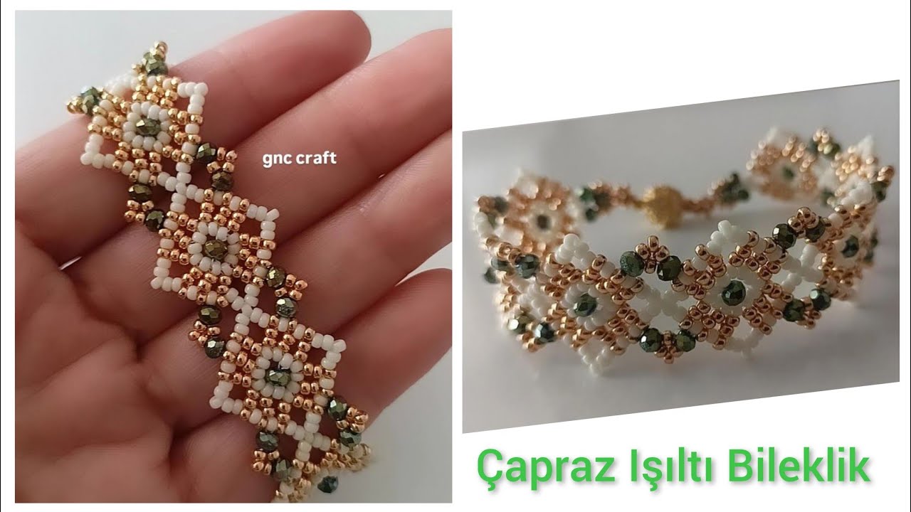 ÇAPRAZ IŞILTI  BİLEKLİK CROSS GLITTER BRACELET