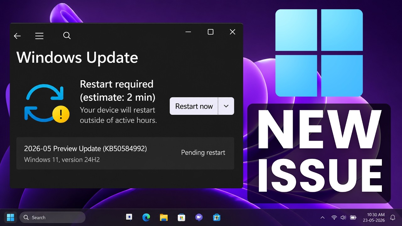 New Windows 11 25H2 Update Problem Causes Installation Failure in KB5089549