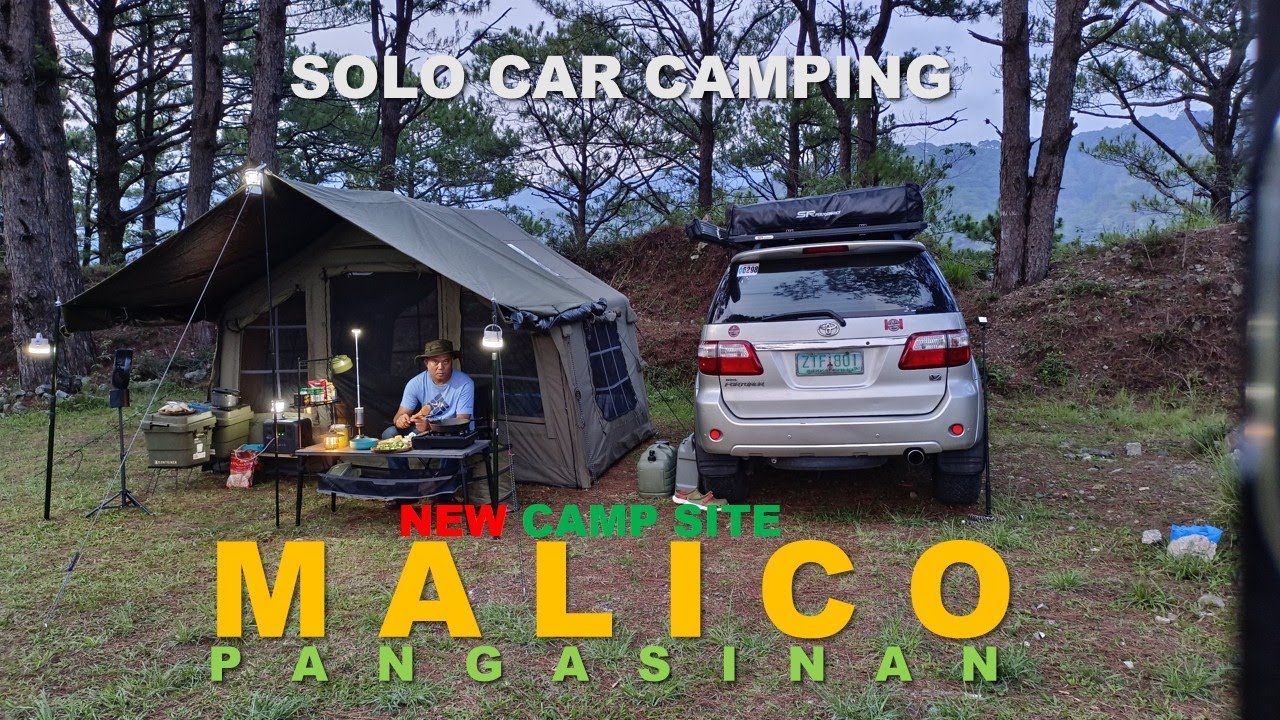 SOLO CAR CAMPING | Ep54 : Malico, Pangasinan | Cristina's Camp Site | Coody Inflatble Tent