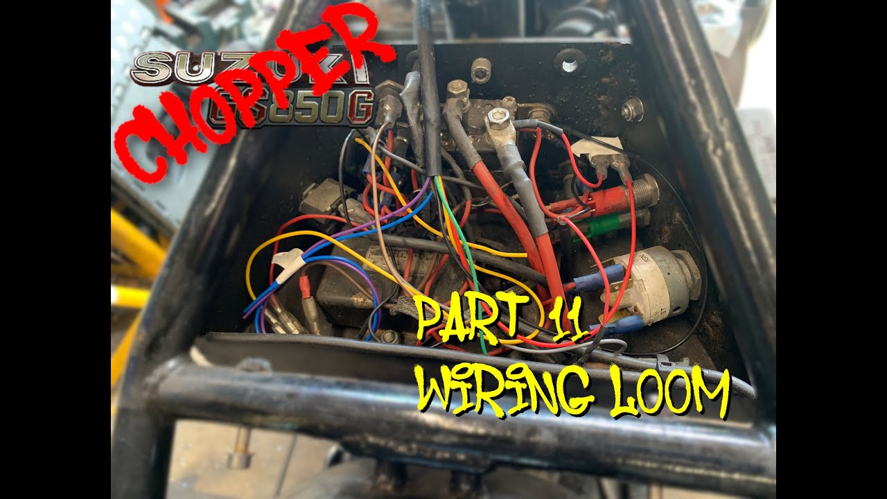 Suzuki GS850 Chop TLC Part 11 - Wiring Loom