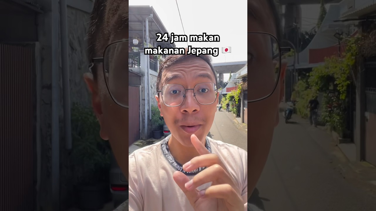 24 jam makan makanan Jepang 🇯🇵 