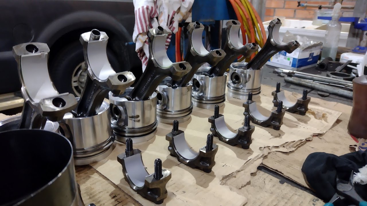 Montagem motor Mwm Sprint 6 cilindros