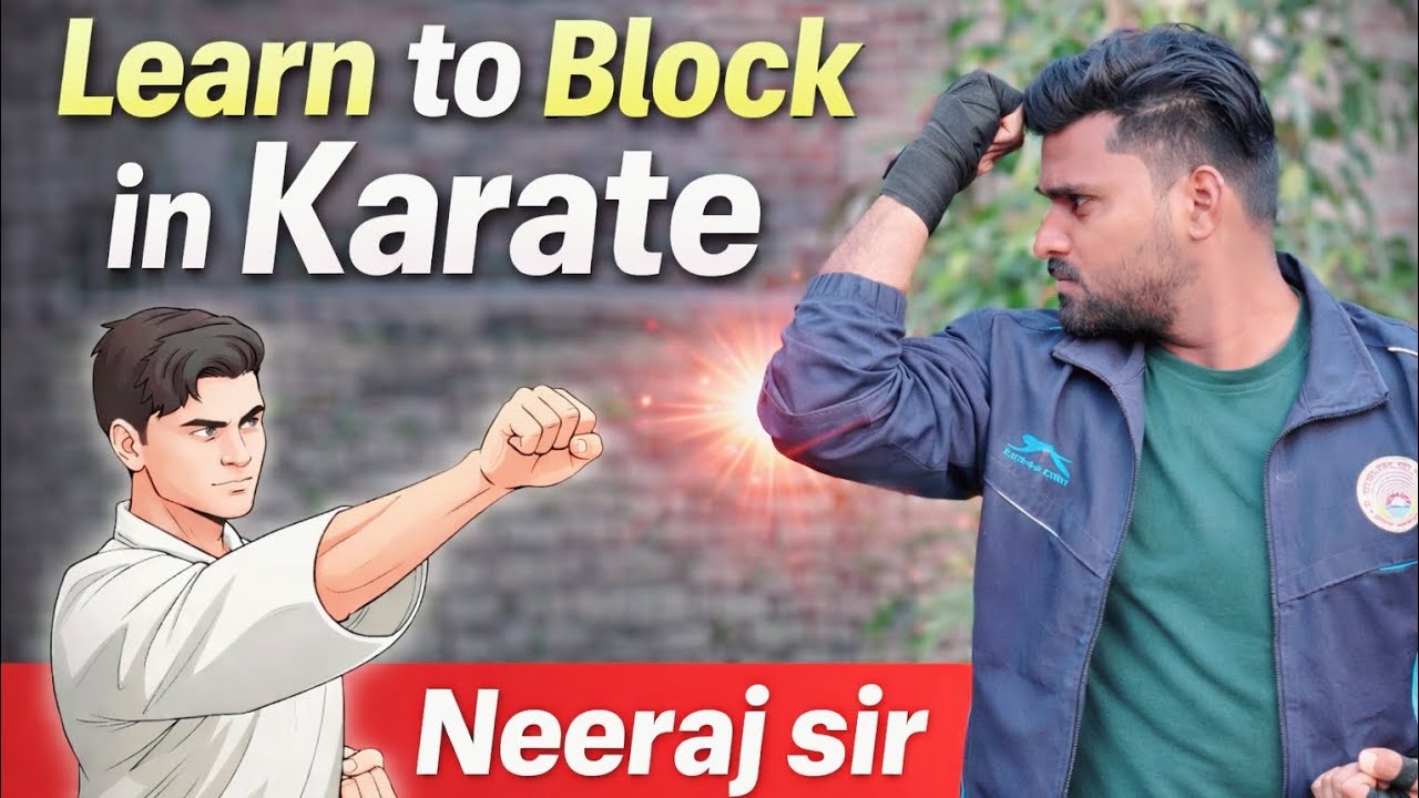 Learn to Block in Karate by Neeraj sir #martialart #karate #block #uchi #kukki 