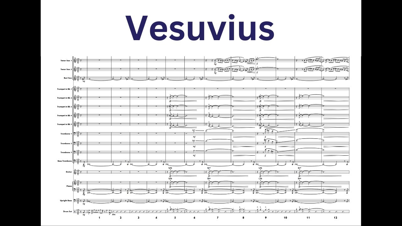 Vesuvius Modal Afro Cuban Big Band Composition