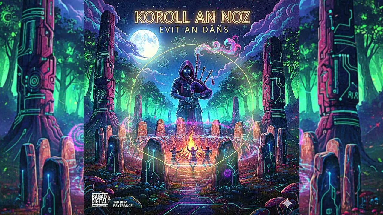 Koroll an noz - Evit an dañs - Psytrance - IA