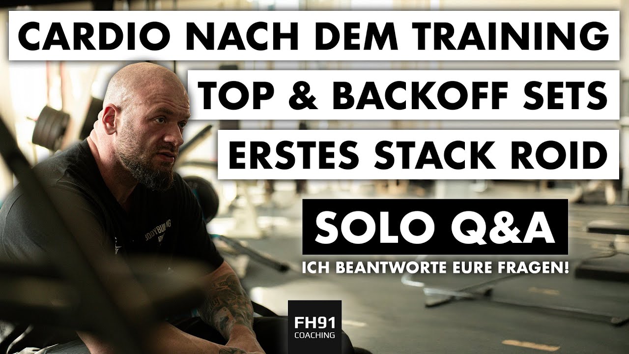 Ich beantworte Eure Fragen! Top & Backoff Sets / Erstes Steroid nach Testosteron? Solo Q&A 🦾