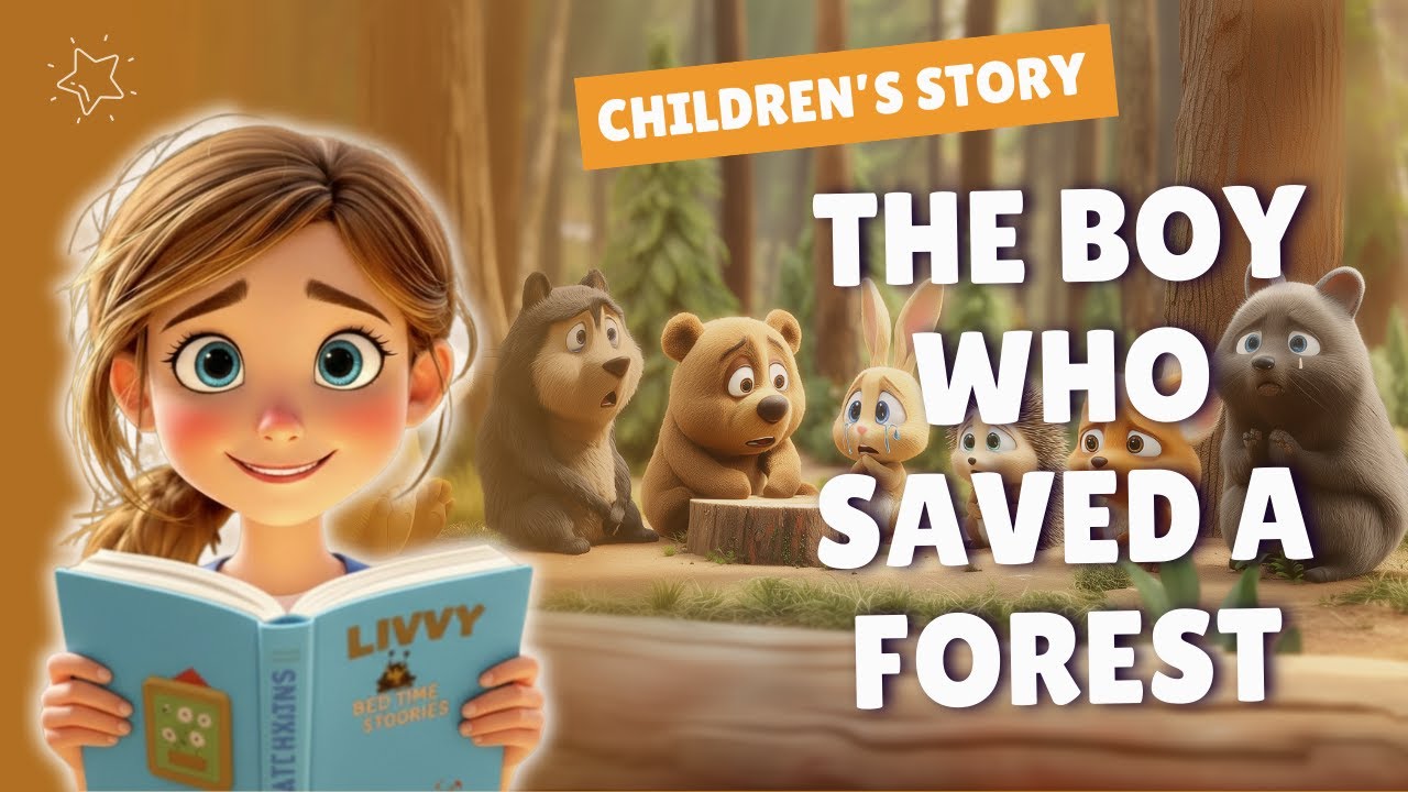 Inspiring Lesson About A Boy Who Saved The Forest, Environmental Kids Story for Children