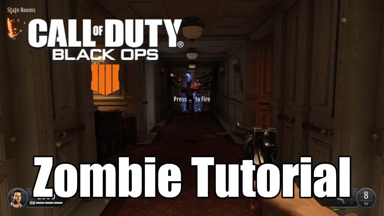 Call of Duty: Black Ops 4 - Zombie Tutorial 4K Gameplay
