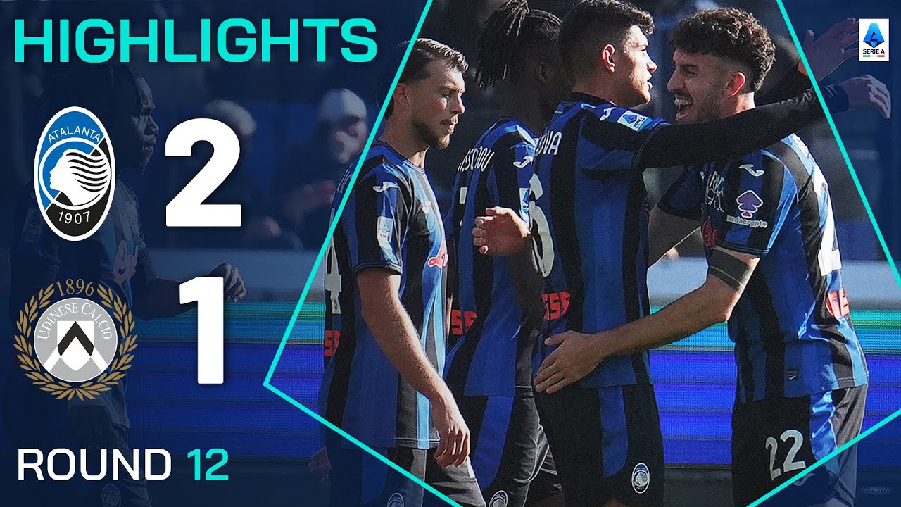 ATALANTA-UDINESE 2-1 | HIGHLIGHTS | Atalanta secure comeback win | Serie A 2024/25