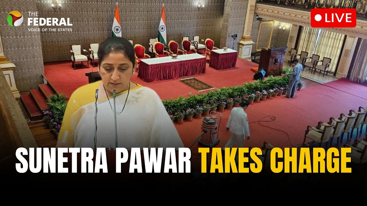 Live | Sunetra Pawar takes oath as Maharashtra DyCM After Ajit Pawar’s death