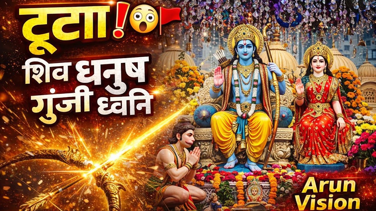 टूटा धनुष गूंजी ध्वनि 🚩 | राम विवाह स्पेशल भजन 2026 | Arun Vision