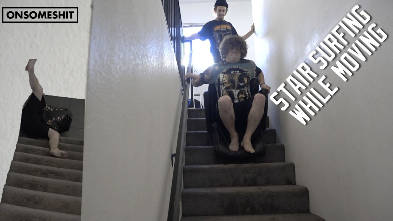 STAIRSET SURFING & THE ONSOMESHIT MOVE!