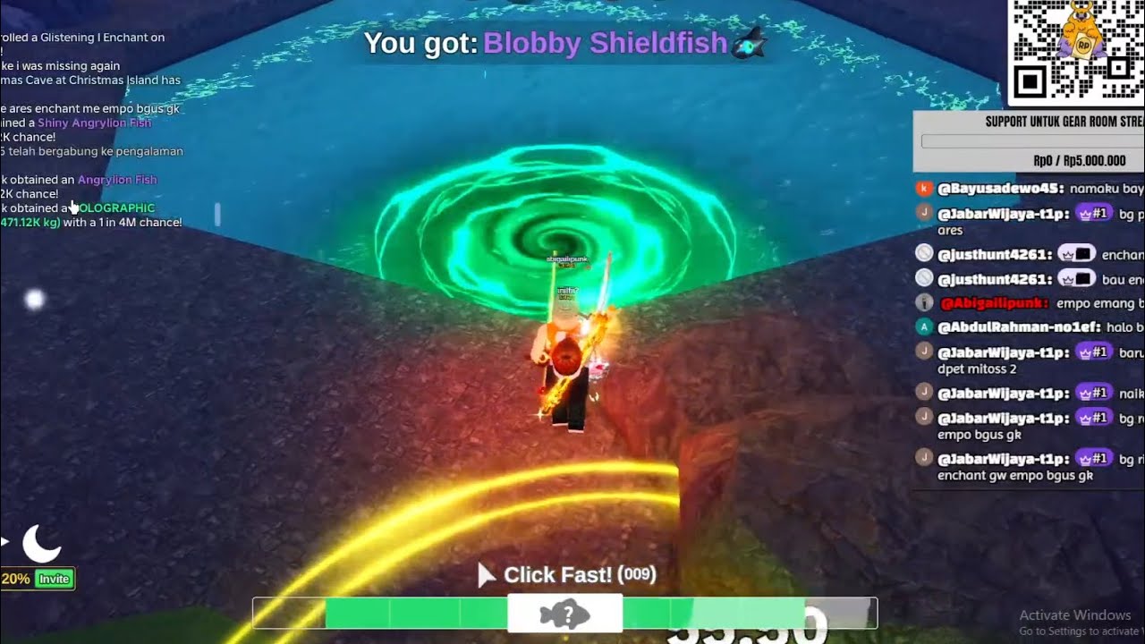 QUEST DIAMOND ROD FISH IT - LIVE STREAMING ROBLOX INDONESIA server x8 prepare event.