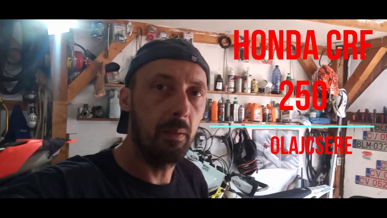 Honda crf 250 olajcsere.