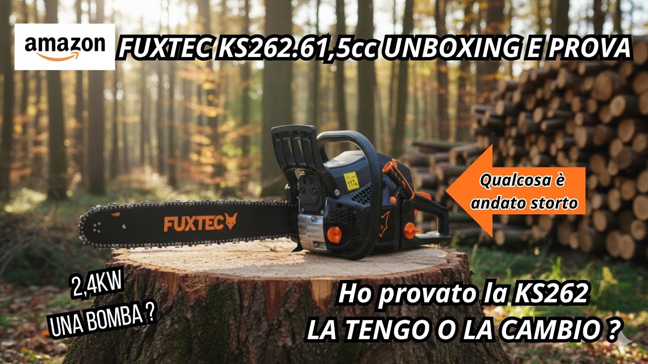 Ho provato la Fuxtec KS262 (61,5cc): Interruttore rotto subito... la tengo o la cambio?