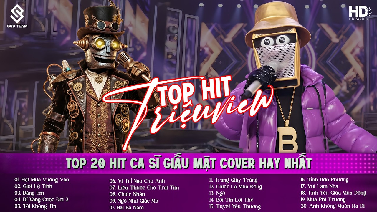 Hạt Mưa Vương Vấn, Giọt Lệ Tình, Dáng Em ♫ Top 20 Hit Ca Sĩ Giấu Mặt Cover