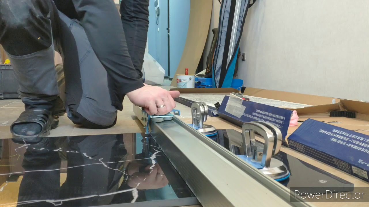 Резка плитки 600х1200 шина Sigma Kera-Cut , сепаратор Raimondi