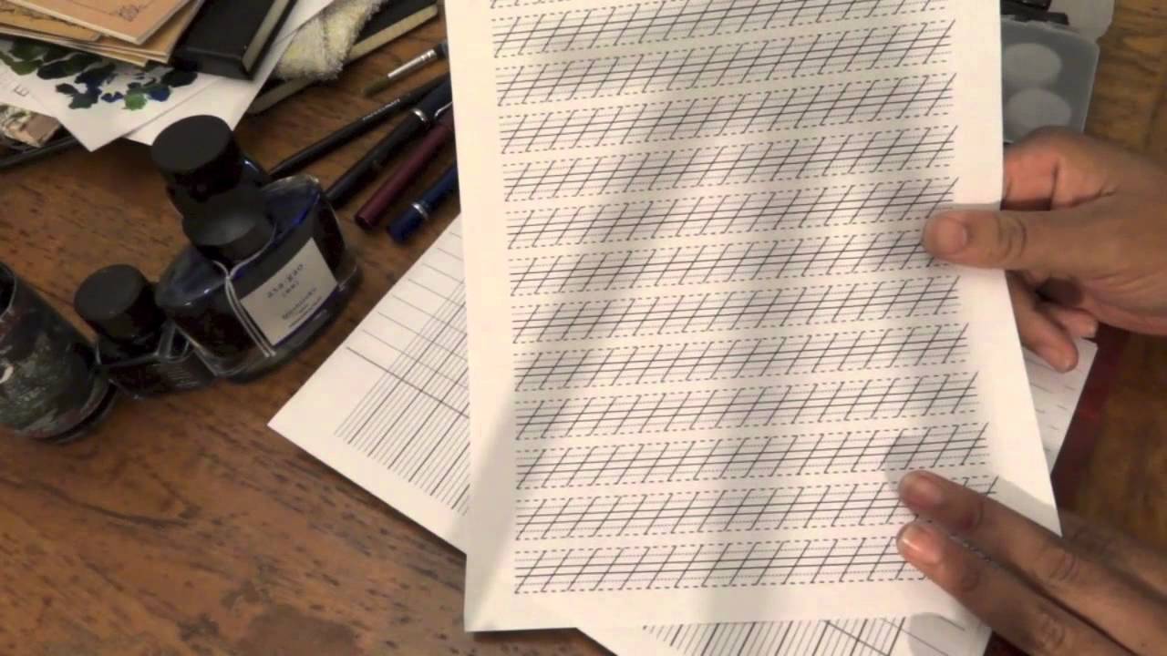 Изучение почерка по Спенсерианской системе: мои инструменты и ресурсы