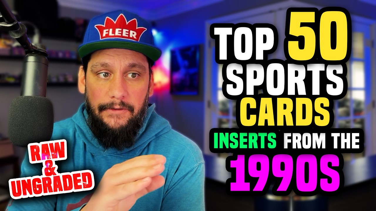 Look for these Top 50 Sports Card Inserts from 90s' Worth Big Money in your Collection #sportscards