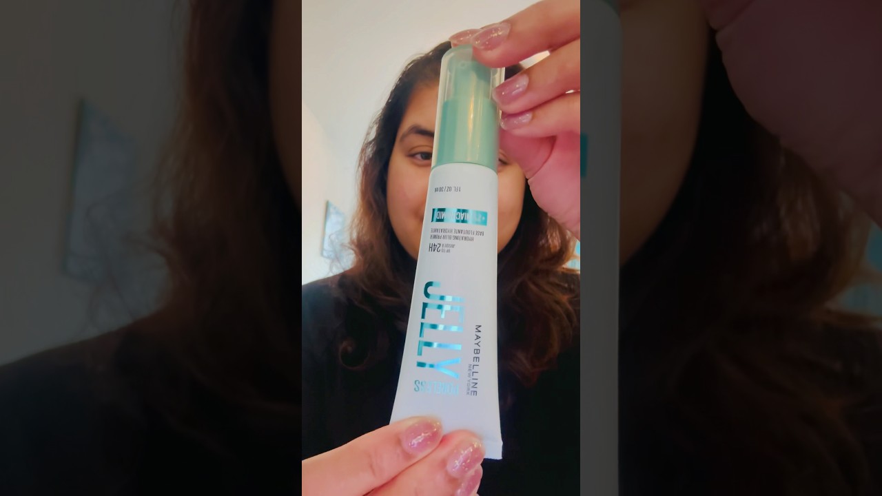 Maybelline Poreless Jelly Hydrating Blur Primer with 2% Niacinamide #maybelline #makeup #fjelly