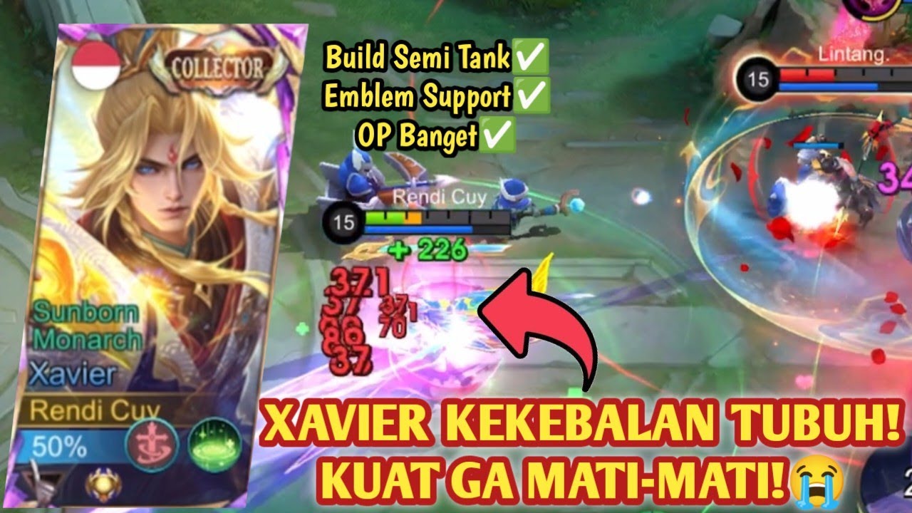 XAVIER KEKEBALAN TUBUH + FULL MOVEMENT SPEED! BUILD XAVIER TERSAKIT 2026 - XAVIER KALCER - MLBB