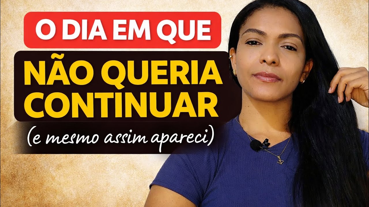 O Dia em Que eu Não Queria Continuar (e Mesmo Assim Apareci)