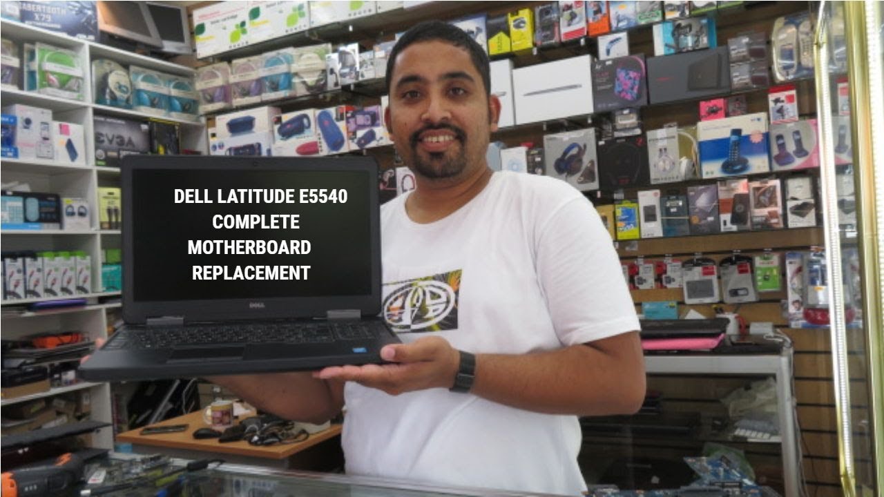 Полная разборка Dell Latitude E5540 и замена материнской платы